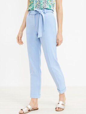 LOFT Devin Tie‎ Waist Slim Pants - Size 10 - NWT